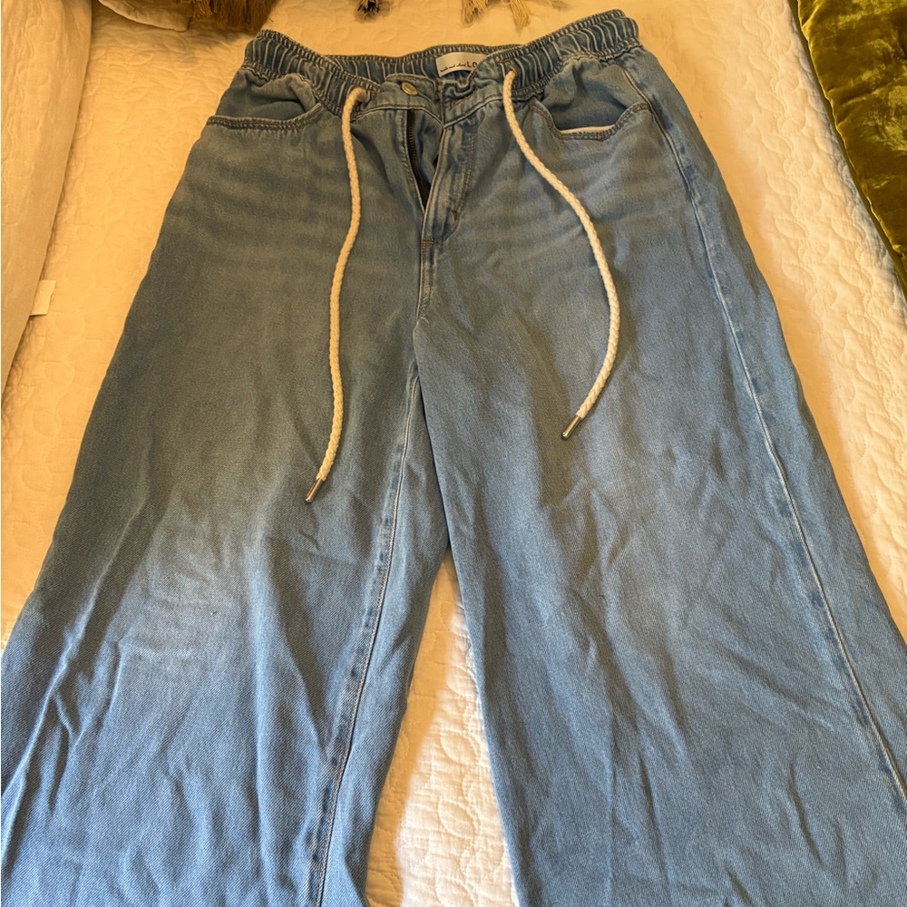 Loft Denim Palazzo Jeans